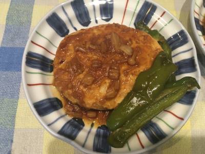 鶏つくねの照り焼き