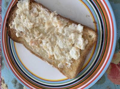 トースト(クリームチーズ+マーマレード )