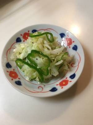 春キャベツとピーマンのお手軽漬け