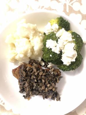 ポークソテー きのこソース