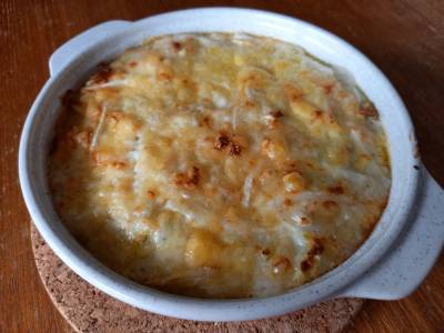 白菜とたらのグラタン