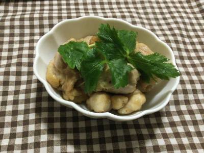 里芋と鶏肉の揚げだし