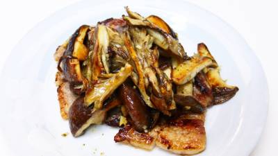 きのこと豚肉のソテー