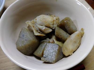 鶏肉とこんにゃくの炒め煮