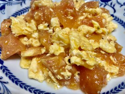 卵とトマトの炒め物