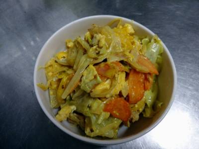 レタスとベーコンの”彩り”マスタードマヨ