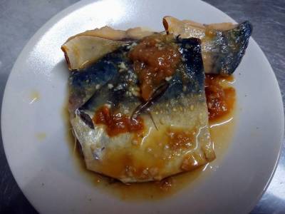 さばの梅みそ煮