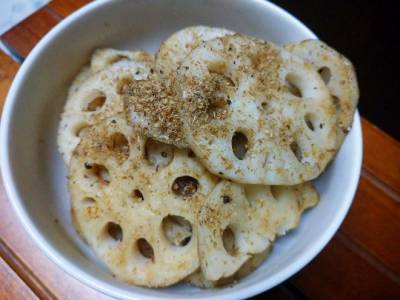 厚切りれんこんのきんぴら