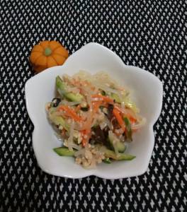 ひき肉と春雨のサラダ