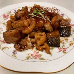 さばのソテー 黒酢あん