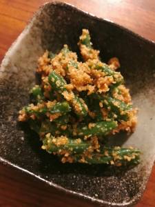 いんげんのごまあえ