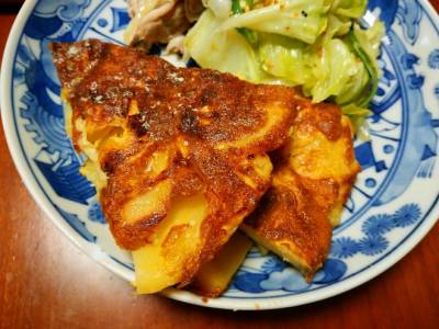 切り干し大根のオムレツ