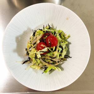ひじきのさっぱりごまドレサラダ