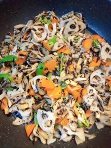 あっさりひじきの煮物