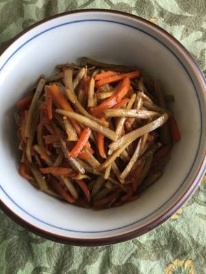 ごぼうとにんじんのきんぴら