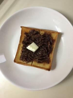 あんバタートースト