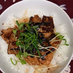 あじのかば焼き丼