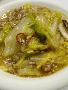 白菜とひき肉のうま煮