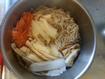 野菜めんのあったか鍋