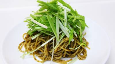 のりのつくだ煮あえパスタ