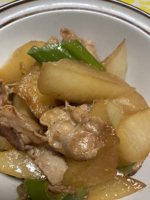 大根と豚バラの照り煮