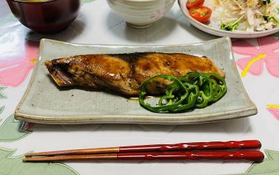 ぶりの照り焼き