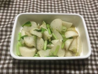 かぶのオイル蒸し煮