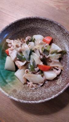 大根と豚バラの照り煮