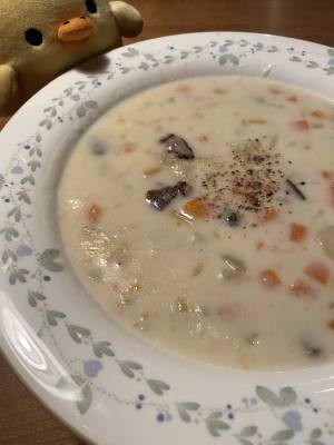 秋野菜のミルクシチュー