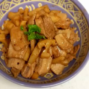 豚肉とれんこんの炒め煮