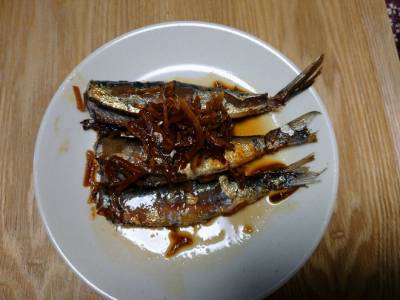 いわしのしょうが煮