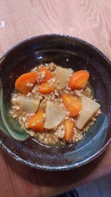 大根の和風カレー炒め煮