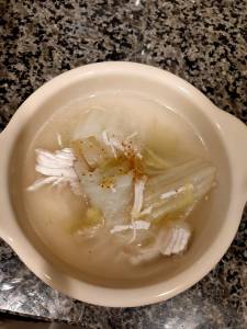白菜の鶏スープ煮