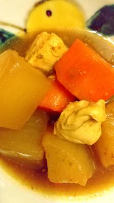 大根の和風カレー炒め煮