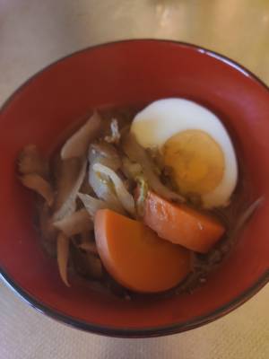 ヒラヒラごぼうと鶏だんごのあっさりなべ