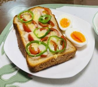 ミニトマト・ピザトースト