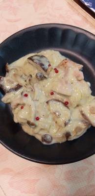 チキンのポテトクリーム煮