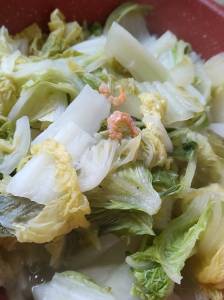 白菜の蒸し煮