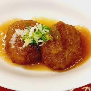 れんこんもちの揚げだし