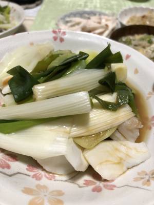 たらのねぎ蒸し