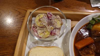 ツナとさつまいものヨーグルトサラダ