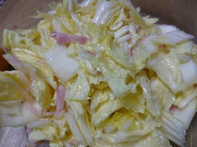シャキシャキ白菜サラダ