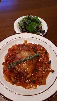 チキンのトマト煮込み