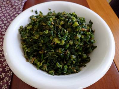 大根の葉のおかかふりかけ
