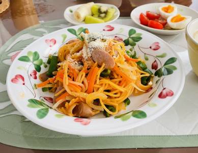 ゆでないナポリタン