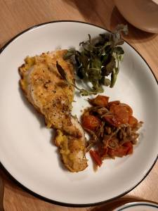 白身魚のパネソテー