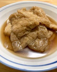 油揚げの炊いたん