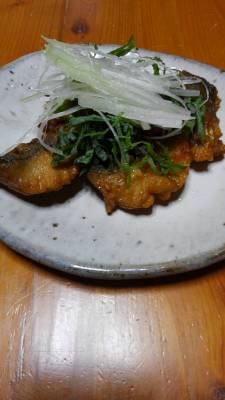 さばの揚げびたし