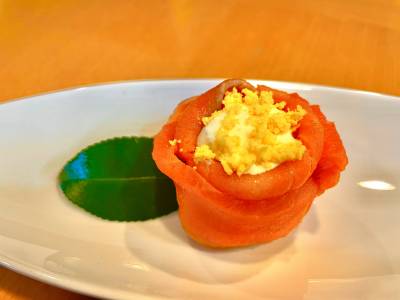 ポテトのサーモン巻き