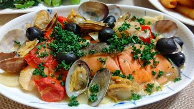 さけのアクアパッツァ